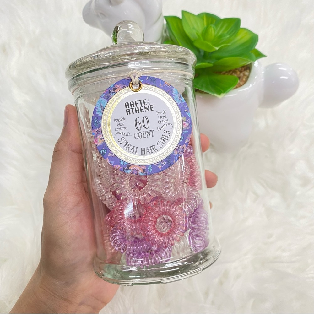 60pcs Spiral Hair Ties for Women or Girls